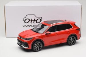 Volkswagen Tiguan eTSI R-Line Persimmon Red Metallic Otto 1:18 OT489 Pryskyřice – obrázek 6 z 6