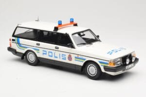 Volvo 240 GL Kombi Polis Sweden Minichamps 1:18 155171480 Kov – obrázek 4 z 6