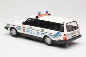 Volvo 240 GL Kombi Polis Sweden Minichamps 1:18 155171480 Kov – obrázek 5 z 6