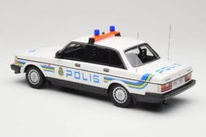 Volvo 240 GL Polis Sweden Minichamps 1:18 155171490 Kov – obrázek 5 z 6