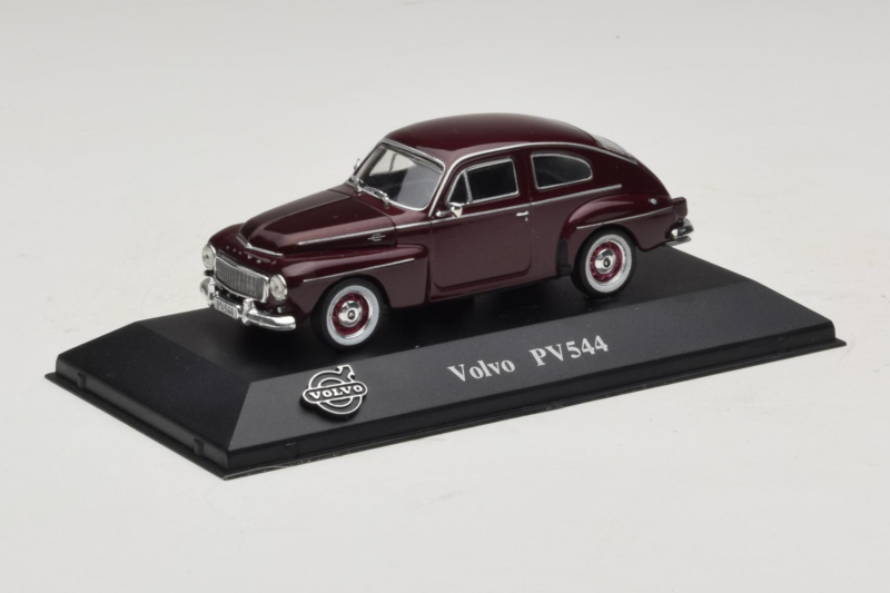 Volvo PV544 Tmavě Červený Atlas 1:43 8506014 Kov