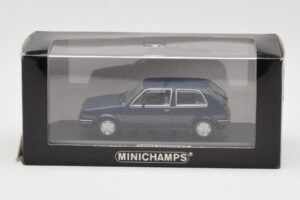 Volkswagen Golf Mk2 Modrý Výstavní Vzorek Minichamps 1:43 GOLFHANDMUSTER Kov – obrázek 4 z 4