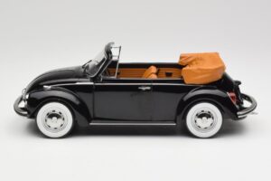 Volkswagen Beetle 1303 Kabriolet Černý Norev 1:18 188533 Kov – obrázek 3 z 6