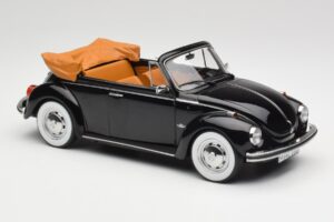 Volkswagen Beetle 1303 Kabriolet Černý Norev 1:18 188533 Kov – obrázek 4 z 6