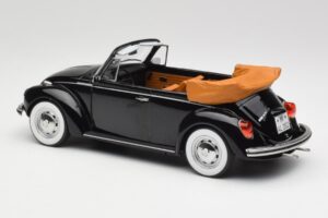 Volkswagen Beetle 1303 Kabriolet Černý Norev 1:18 188533 Kov – obrázek 5 z 6