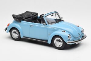 Volkswagen Beetle 1303 Kabriolet Světle Modrý Norev 1:18 188531 Kov – obrázek 4 z 6