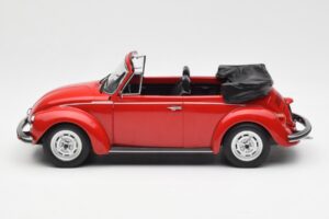 Volkswagen Beetle 1303 Kabriolet Červený Norev 1:18 188529 Kov – obrázek 3 z 6
