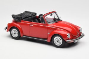 Volkswagen Beetle 1303 Kabriolet Červený Norev 1:18 188529 Kov – obrázek 4 z 6