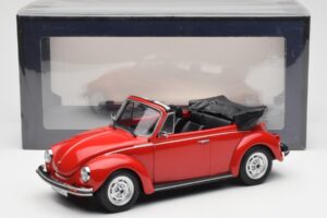 Volkswagen Beetle 1303 Kabriolet Červený Norev 1:18 188529 Kov – obrázek 6 z 6