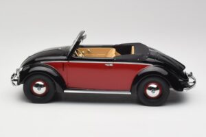 Volkswagen Beetle Hebmuller Kabriolet Černý & Červený Minichamps 1:18 107054230 Pryskyřice – obrázek 3 z 6