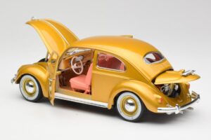 Volkswagen Beetle Zlatý Bburago 1:18 3361 Kov – obrázek 5 z 8