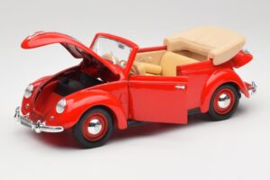 Volkswagen Kabriolet Ruby Červený Maisto 1:18 32826 Kov – obrázek 2 z 8