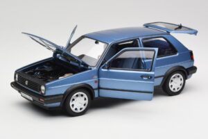 Volkswagen Golf Mk2 10 Million Star Modrá Metalíza Norev 1:18 188562 Kov – obrázek 2 z 8