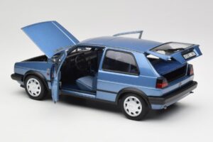 Volkswagen Golf Mk2 10 Million Star Modrá Metalíza Norev 1:18 188562 Kov – obrázek 5 z 8