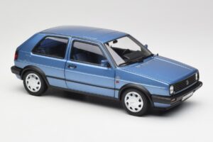 Volkswagen Golf Mk2 10 Million Star Modrá Metalíza Norev 1:18 188562 Kov – obrázek 6 z 8