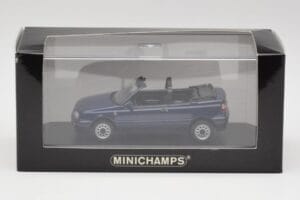 Volkswagen Golf Mk3 Kabriolet Maritime Modrý Minichamps 1:43 400055530 Kov – obrázek 4 z 4