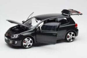 Volkswagen Golf Mk6 GTI Šedý Metalická Norev 1:18 188503 Kov – obrázek 2 z 7