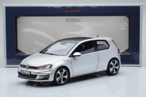 Volkswagen Golf GTI Mk7 Reflex Stříbrný Norev 1:18 188551 Kov – obrázek 8 z 8