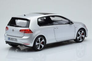 Volkswagen Golf GTI Mk7 Reflex Stříbrný Norev 1:18 188551 Kov – obrázek 3 z 8