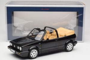 Volkswagen Golf Mk1 Kabriolet Černý Norev 1:18 188568 Kov – obrázek 6 z 6
