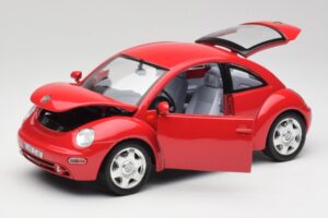 Volkswagen New Beetle Červený Bburago 1:18 3342 Kov – obrázek 2 z 8