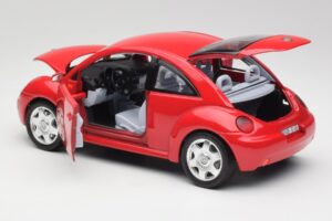 Volkswagen New Beetle Červený Bburago 1:18 3342 Kov – obrázek 5 z 8