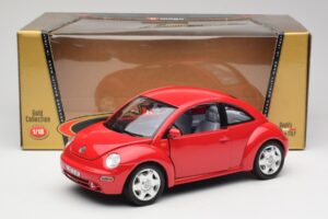 Volkswagen New Beetle Červený Bburago 1:18 3342 Kov – obrázek 8 z 8