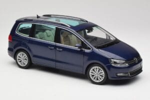 Volkswagen Sharan 7N Shadow Modrá Metalíza Minichamps 1:18 110051100 Kov – obrázek 6 z 8