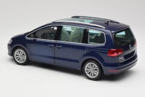 Volkswagen Sharan 7N Shadow Modrá Metalíza Minichamps 1:18 110051100 Kov – obrázek 7 z 8