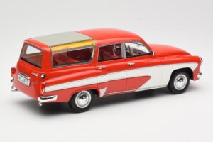 Wartburg 311 Camping Deluxe Červený Bílý BoS Models 1:18 BOS037 Pryskyřice – obrázek 2 z 6
