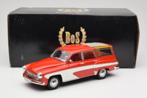 Wartburg 311 Camping Deluxe Červený Bílý BoS Models 1:18 BOS037 Pryskyřice – obrázek 6 z 6