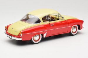 Wartburg 311 Coupe Červený & Béžový Revell 1:18 8418 Kov – obrázek 3 z 8