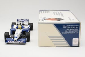 Williams FW23 BMW #5 R. Schumacher Practice San Marino GP 2001 Minichamps 1:18 80430146710 Kov – obrázek 6 z 6