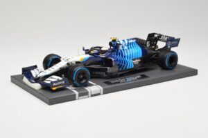Williams Racing Mercedes FW43B #6 N. Latifi Belgian GP 2021 Minichamps 1:18 117211306 Kov – obrázek 2 z 6