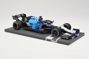 Williams Racing Mercedes FW43B #63 G. Russell Saudi Arabian GP 2021 Minichamps 1:18 117212263 Kov – obrázek 4 z 6