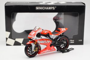 Yamaha YZR-M1 Gauloises Fortuna Yamaha #7 C. Checa MotoGP 2004 Minichamps 1:12 122043007 Kov – obrázek 6 z 6