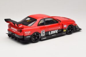 Nissan Skyline ER34 LB Super Silhouette Active Red GT Spirit 1:18 GT570 Pryskyřice – obrázek 2 z 6