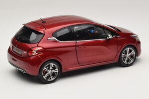 Peugeot 208 GTI Rubis Red Norev 1:18 184700 Kov – obrázek 3 z 8