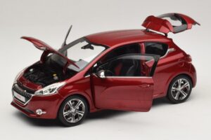 Peugeot 208 GTI Rubis Red Norev 1:18 184700 Kov – obrázek 2 z 8