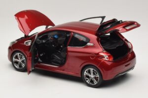 Peugeot 208 GTI Rubis Red Norev 1:18 184700 Kov – obrázek 5 z 8