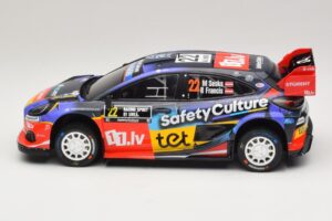 Ford Puma Rally1 #22 M. Sesks / R. Francis Rally Sweden 2025 IXO 1:18 18RMC240 Kov – obrázek 3 z 6
