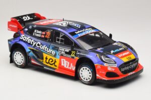 Ford Puma Rally1 #22 M. Sesks / R. Francis Rally Sweden 2025 IXO 1:18 18RMC240 Kov – obrázek 4 z 6