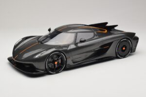 Koenigsegg Jesko Absolut 0-400-0 km/h Rekord Graphite Grey GT Spirit 1:12 GT575 Pryskyřice