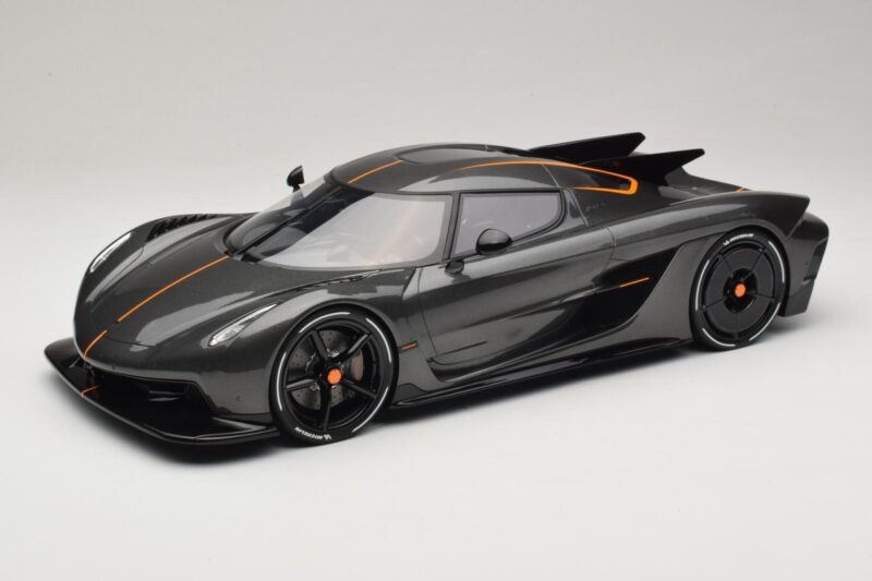 Koenigsegg Jesko Absolut 0-400-0 km/h Rekord Graphite Grey GT Spirit 1:12 GT575 Pryskyřice