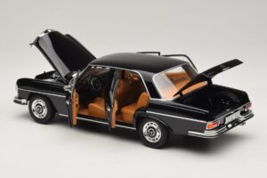 Mercedes 280 SE W108 Černý Norev 1:18 183360 Kov – obrázek 5 z 8