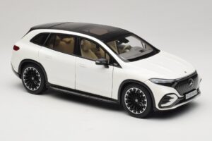 Mercedes EQS SUV X296 Manufaktur Diamond White NZG 1:18 B66960590 Kov – obrázek 6 z 8