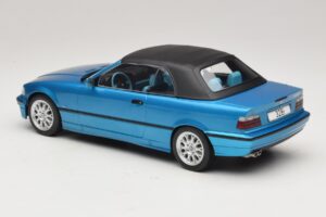 BMW 3 Series E36 Kabriolet Modrý Metalíza MCG 1:18 MCG18319 Kov – obrázek 6 z 7