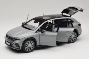 Mercedes EQS SUV X296 Manufaktur Alpine Grey NZG 1:18 B66960591 Kov – obrázek 2 z 8