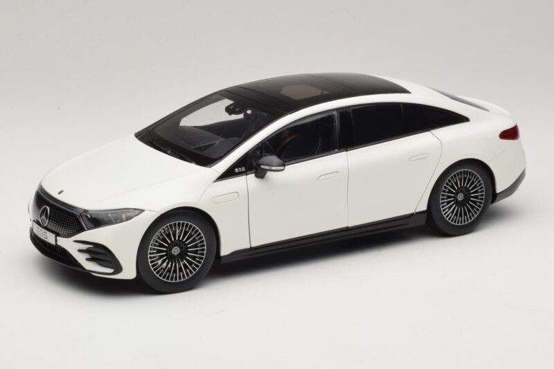Mercedes EQS V297 Manufaktur Opalite White NZG 1:18 B66961049 Kov