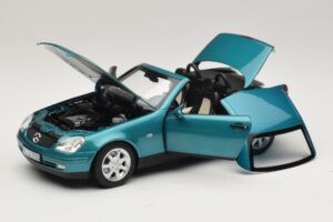Mercedes SLK R170 Vivianite Green Norev 1:18 183021 Kov – obrázek 2 z 10